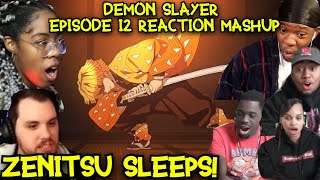 THUNDERCLAP AND FLASH Demon Slayer Episode 12 Reaction mashup  鬼滅の刃  Kimetsu no Yaiba [upl. by Aidne]