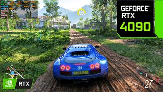 Forza Horizon 5  RTX 4090 24GB  4K Maximum Settings RTX ON  DLAA ON [upl. by Shugart]