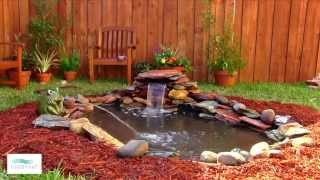 How to Add a Small Waterfall to Your Pond [upl. by Yenot]