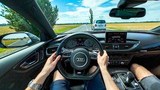 2017 AUDI S7 C75  POV crazy 600HP sleeper STAGE 1 [upl. by Leunamesoj]