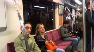 Subway ride in Warsaw Poland [upl. by Javler]