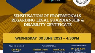 Sensitisation Of Professionals Regarding Legal Guardianship amp Disability Certificate [upl. by Stafani464]