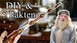 Dumbledore Zauberstab BASTELN und 5 FAKTEN dazu [upl. by Recor]