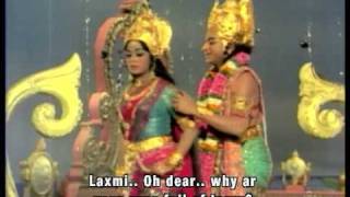 Mahalaxmi abandons Vishnu in heaven [upl. by Adleremse]