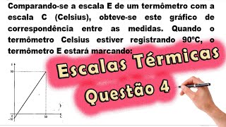 Física  Escalas Térmicas  Questão 4  Prof Edson Dias [upl. by Nolek]