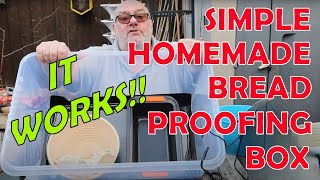 My Homemade DIY Bread Proofing Box  Simple Cheap and EFFECTIVE [upl. by Alroi]