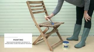 How to paint garden furniture  Cuprinol [upl. by Warton238]