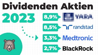 Die besten 9 DIVIDENDEN Aktien für 2023 [upl. by Apfel]