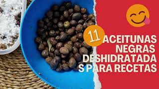 🫒 ¡Transforma tus Aceitunas  Cómo Deshidratar Aceitunas Negras para Cocinar 🍴 [upl. by Vtarj]