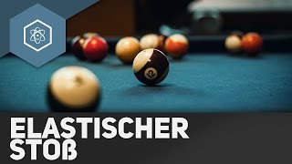 Der zentrale elastische Stoß  Wie berechnet man den [upl. by Sherrer]