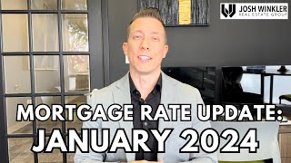 Mortgage Rate Update January 2024 [upl. by Witherspoon]