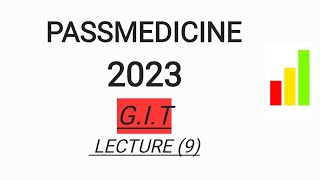 MRCP PART 1 PASSMEDICINE 2023 GIT LECTURE 9 [upl. by Lenni192]