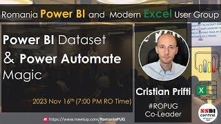 Power BI Dataset amp Power Automate Magic  Cristian Prifti [upl. by Kho]