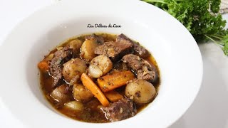 RECETTE DE BOUILLON BŒUF AUX LÉGUMES CUIT À LA MIJOTEUSE🥩🥔🥕 [upl. by Erb498]