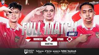 FULL MATCH FINAL GAME 1 INDONESIA VS JEPANG  AFC eASIAN CUP QATAR [upl. by Yendyc180]