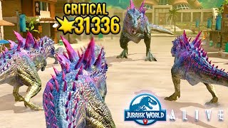 FASTEST MORTEM REX RAID  3 MORTEMS IN 3 TURNS JURASSIC WORLD ALIVE [upl. by Naik190]