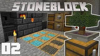 StoneBlock 02  Добыча ресурсов  Выживание в Маинкрафт с модами [upl. by Brandea]