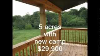 New York Camps and Land for sale 5 acres NY camp 29900 [upl. by Gareth]