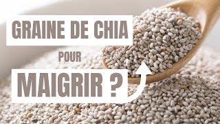 GRAINE DE CHIA Blanche 🥛 1 Recette pour MAIGRIR [upl. by Ratha370]