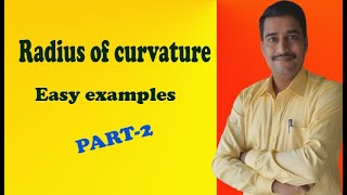 ENGINEERING MATHS 1 RADIUS OF CURVATURE EXAMPLES PART 2 [upl. by Atika]