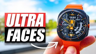 Top 25 Best Watch Faces For The Galaxy Watch Ultra  Free amp Paid [upl. by Radnaskela]