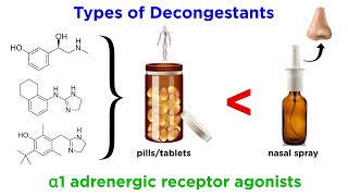 Decongestants Adrenergic Receptor Agonists [upl. by Ahsiei]