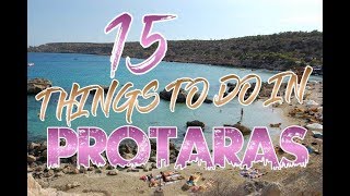 Top 15 Things To Do In Protaras Cyprus [upl. by Obidiah520]