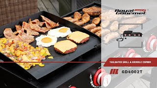 Royal Gourmet® GD4002T Tailgater Grill amp Griddle Combo [upl. by Gillian]