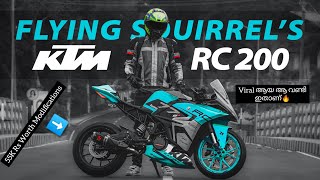 Flying Squirrel Custom Modified KTM RC 200 Detailed Look  Zed1 Automotive [upl. by Ana19]