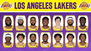 Los Angeles LAKERS New Roster 202324  Player Lineup Profile Update as of October 8 [upl. by Nniroc]