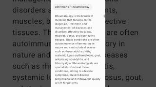 Definition of Rheumatology rheumatology medicine rheumatism [upl. by Titos491]