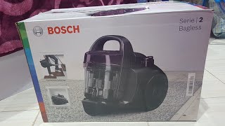 Unboxxing Bosch Vacuum Series 2 Bagless vacuum cleaner purple BGS05A222ayg vlogerz [upl. by Lissi]