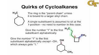 Naming Cycloalkanes [upl. by Darken]