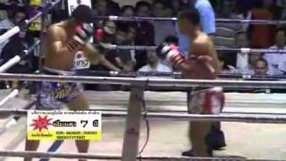 Saenchai Sinbimuaythai vs NongO Sit Or  Rajadamnern 291210 [upl. by Steffi]