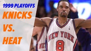 19 YEARS AGO TODAY KNICKS VS HEAT Game 3 1st Rd 1999 Playoffs [upl. by Branen975]