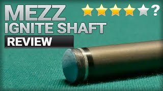 Pool Cue Carbon Fiber Shaft Review  Mezz Ignite 122 with a Zan Plus medium tip [upl. by Jaban]