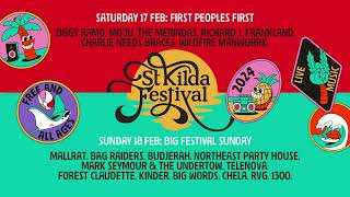 St Kilda Festival 2024  Program Out Now [upl. by Yroj]