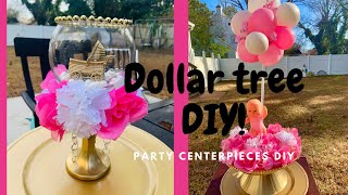 DIY 2 QUICK AND EASY BABY SHOWER CENTERPIECES 2 INEXPENSIVE DIYS [upl. by Elagiba]