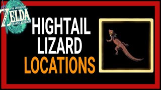 How to Find Hightail Lizard Locations  Zelda Tears of the Kingdom  Climbing Armor Upgrade [upl. by Aruol648]