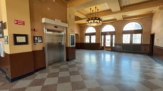 Cheyenne WY Historic Steps and Schindler 330A Elevator at a Depot [upl. by Anav]