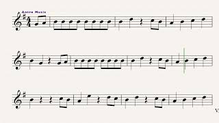 Tiritomba  Easy Flute Sheet Music [upl. by Llehcsreh]