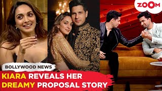 Kiara Advani REVEALS Sidharth Malhotra proposed her in Rome before his KWK shoot with Vicky Kaushal [upl. by Airitac]