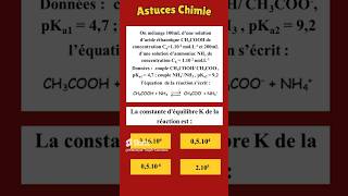 Astuces Chimie pour Bac et Concours [upl. by Skipp443]