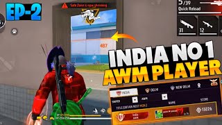 Road to Grandmaster Season 35  India Top 1 Awm Player  Episode 2 [upl. by Nylidam369]