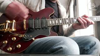 Clean sounds of Epiphone Riviera Custom P93  Demo [upl. by Gilcrest]