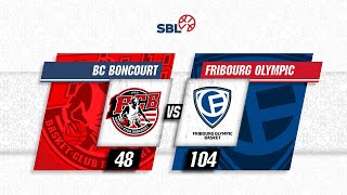 BC Boncourt vs Fribourg Olympic  Game Highlights [upl. by Dustan]