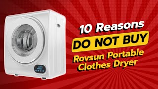 DONT BUY ROVSUN Portable Clothes Dryer BEFORE WATCHING THIS VIDEO 10 Reasons [upl. by Dael330]