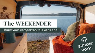 Micro Camper build in a week  The Weekender [upl. by Nerraj]