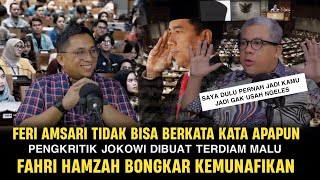 Fahri Hamzah Menjawab Semua Kritikan Feri Amsari Kepada Jokowi Stop Kegoblokan [upl. by Fezoj603]