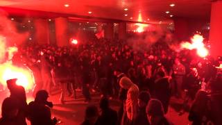 AJAX  Feyenoord  3  1  2212014  Entrada part 2 [upl. by Jarrid]